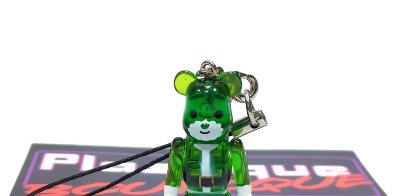 Be@rbrick Merry Green Christmas 2008: Clear Green Santa