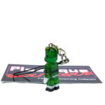 Be@rbrick Merry Green Christmas 2008: Clear Green Santa