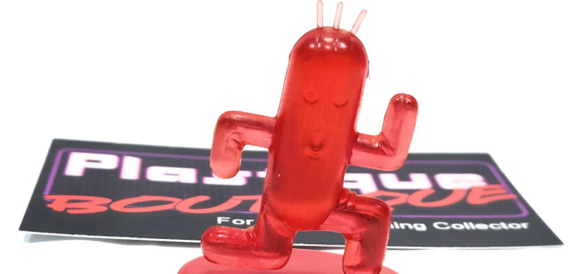 Coca-Cola Final Fantasy VIII Volume 1: Cactuar Mini Figure (Red Crystal Version)