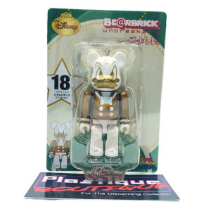 Be@rbrick Happy Kuji Disney Christmas Party: Gold & White Donald Duck #18