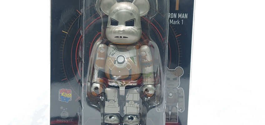 Bearbrick Happy Kuji Marvel Infinity Saga: Iron Man Mark 1 Armor #1