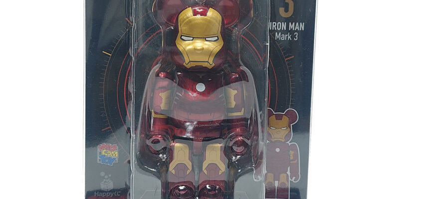 Bearbrick Happy Kuji Marvel Infinity Saga: Iron Man Mark 3 Armor #3