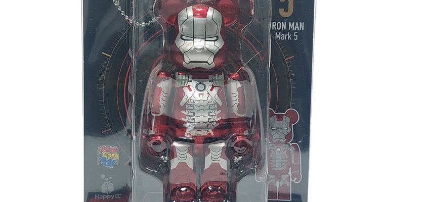 Bearbrick Happy Kuji Marvel Infinity Saga: Iron Man Mark 5 Armor #5