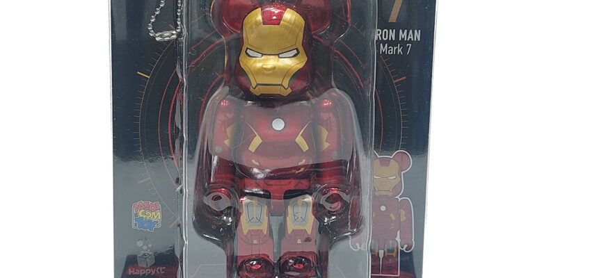 Bearbrick Happy Kuji Marvel Infinity Saga: Iron Man Mark 7 Armor #7