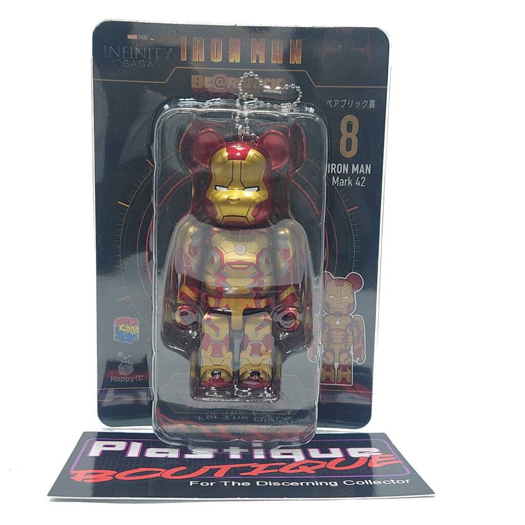 Bearbrick x Marvel Infinity Saga Iron Man Battle Damaged Ver