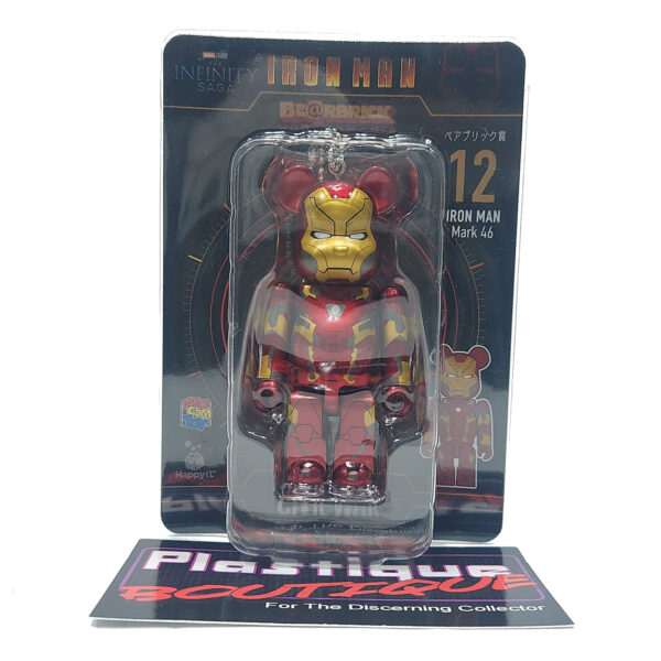 Bearbrick Happy Kuji Marvel Infinity Saga: Iron Man Mark 46 Armor #12