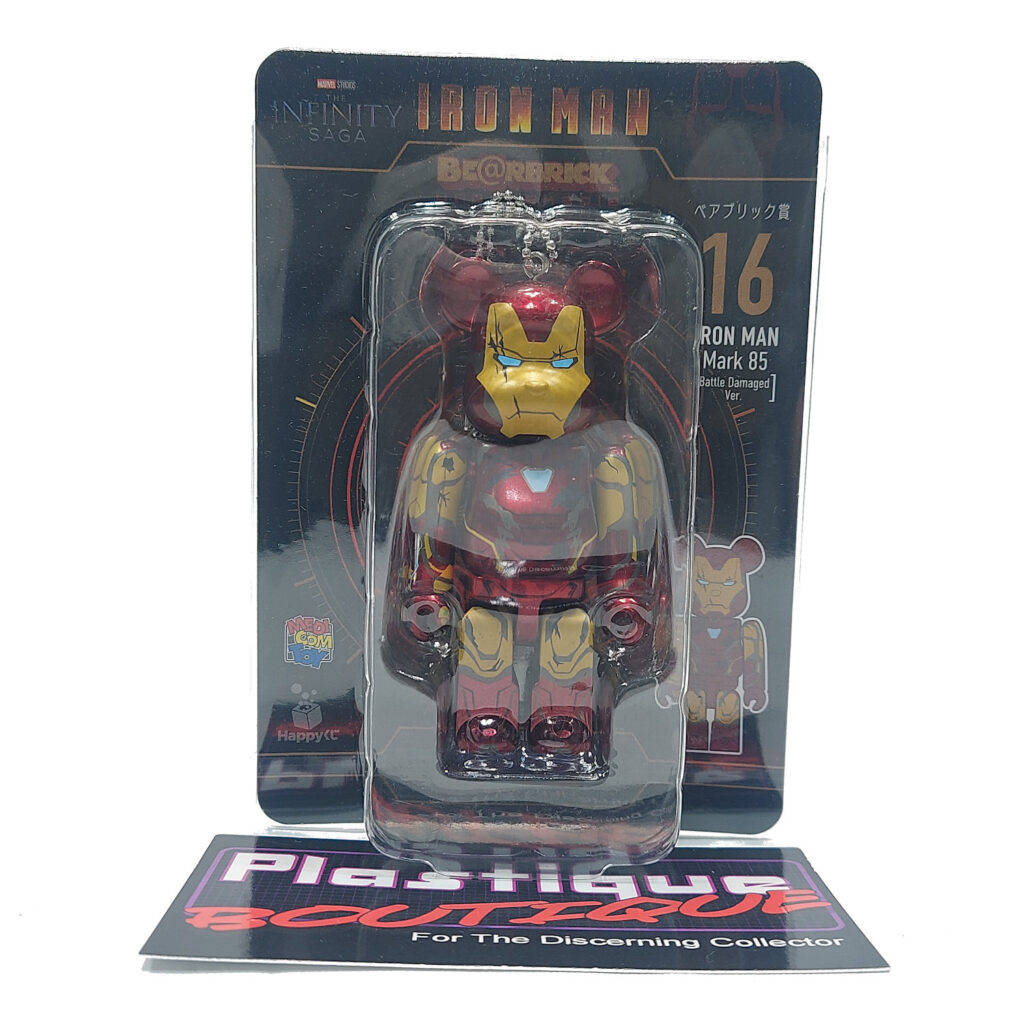 Be@rbrick Happy Kuji Marvel Infinity Saga: Iron Man Mark 85 Armor (Battle  Damage) #16 *Sealed* – The Plastique Boutique