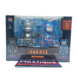 Bearbrick Happy Kuji Marvel Infinity Saga: War Machine Mark 6 & Iron Patriot (Endgame Version) 2-Pack (Prize D)