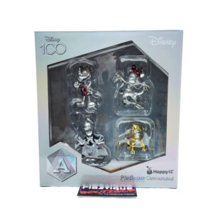 Happy Kuji/Disney 100 Years Of Wonder: Mickey Mouse, Minnie Mouse, Donald Duck, & Simba Platinum Ornament Box Set (Prize A)
