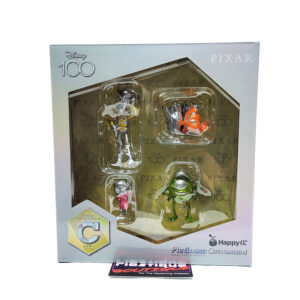 Happy Kuji/Disney Pixar 100 Years Of Wonder: Woody, Nemo, Boo, & Mike Wazoski Platinum Ornament Box Set (Prize C)