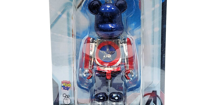 Bearbrick/Happy Kuji Marvel Avengers Endgame: Captain America Logo #11