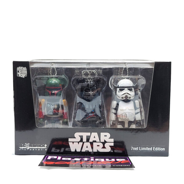 Be@rbrick Star Wars: Baba Fett, Darth Vader, & Stormtrooper 3-Pack (7net Exclusive)