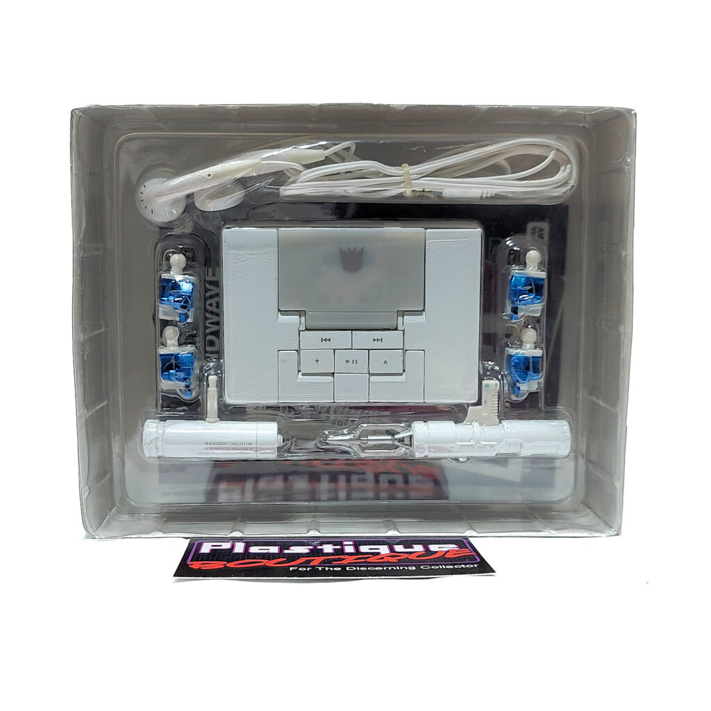 Transformers Music Label: Sonic White Soundwave (Shattered Glass)