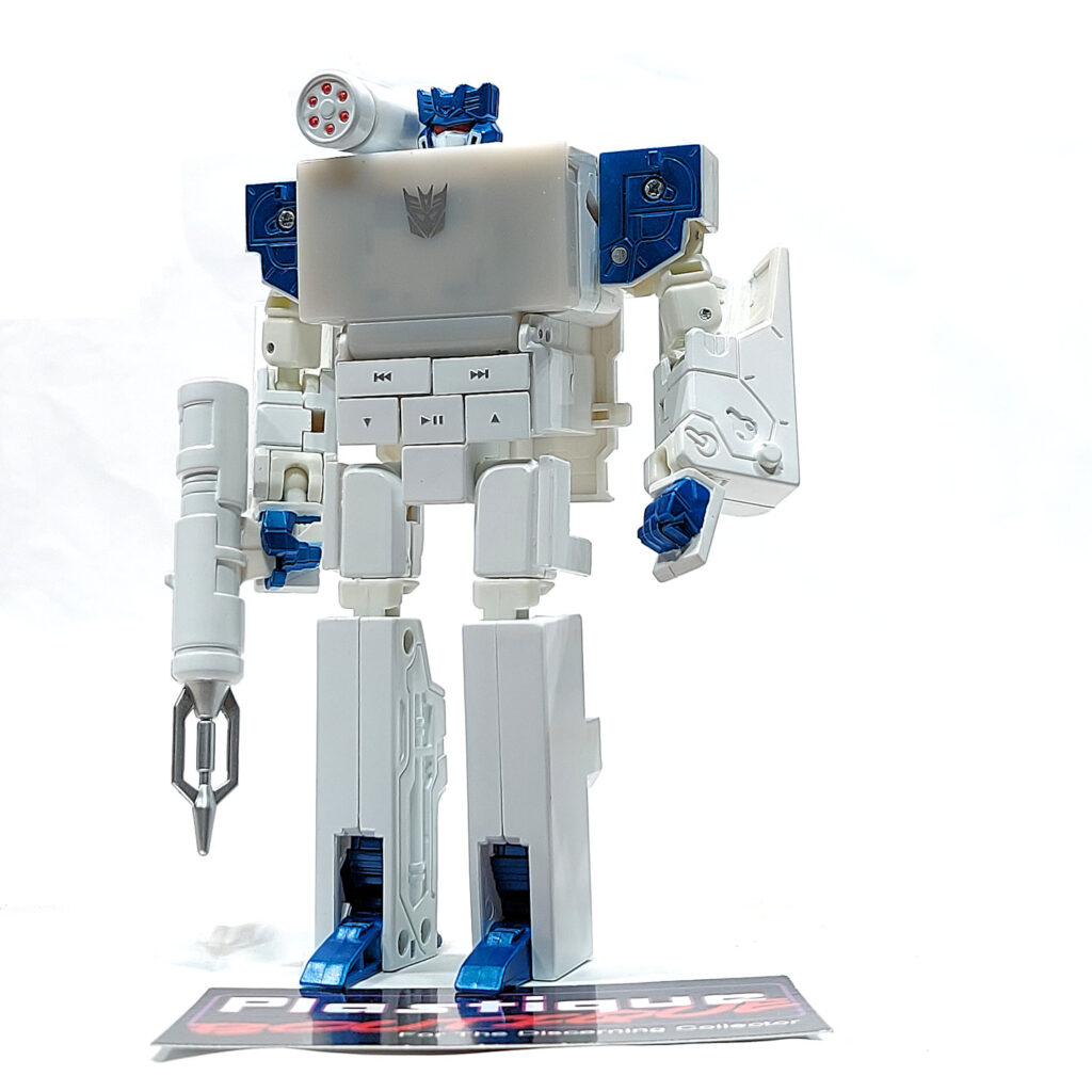 Transformers Music Label: Sonic White Soundwave (Shattered Glass)