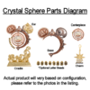 Disney Sea: 20th Anniversary Crystal Sphere Set Diagram