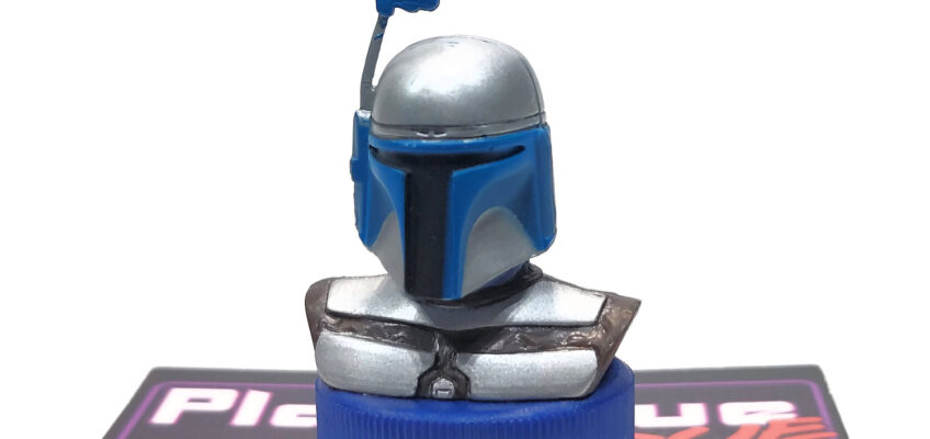 Star Wars Pepsi Bottle Cap Figure: Jango Fett Head #46 (Japanese Import)