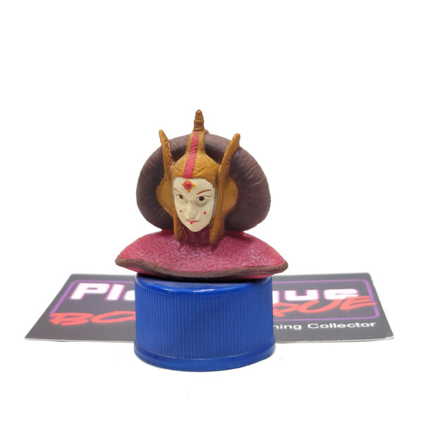 Star Wars Pepsi Bottle Cap Figure: Queen Amidala Head (Japanese Import)