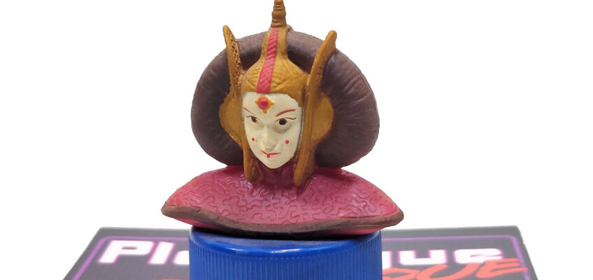 Star Wars Pepsi Bottle Cap Figure: Queen Amidala Head (Japanese Import)