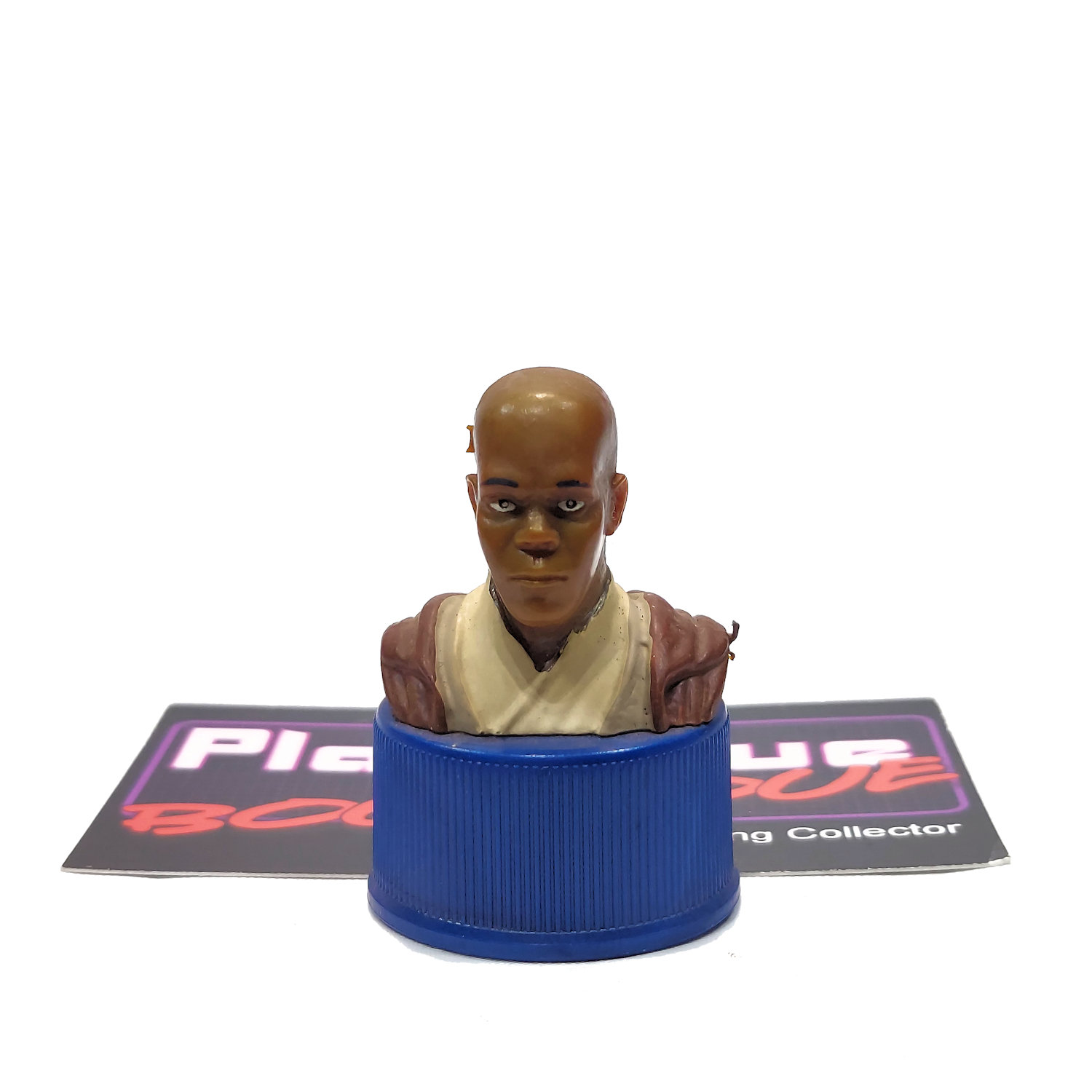 Star Wars Pepsi Bottle Cap Figure: Mace Windu Head (Japanese Import)