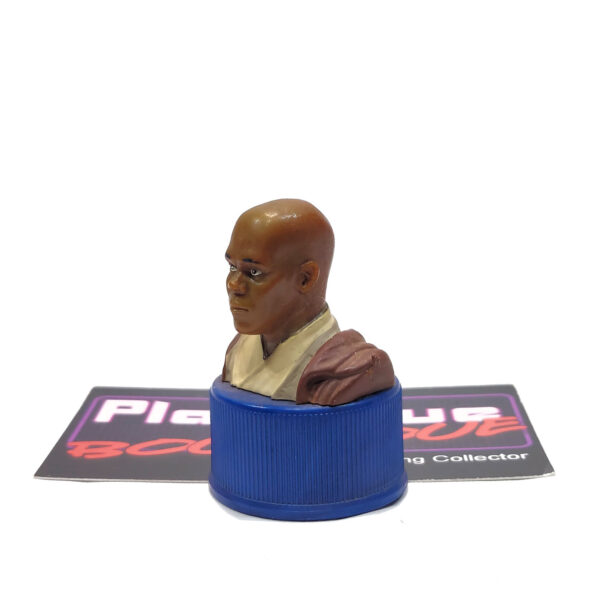 Star Wars Pepsi Bottle Cap Figure: Mace Windu Head (Japanese Import)