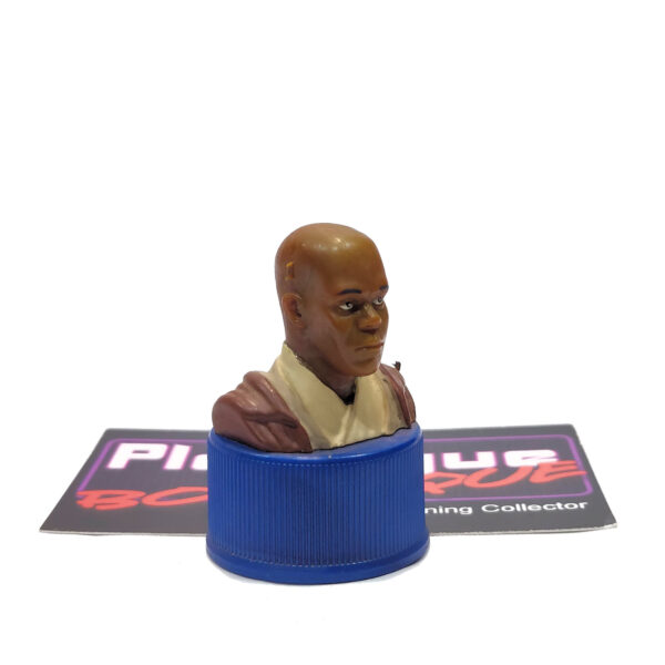 Star Wars Pepsi Bottle Cap Figure: Mace Windu Head (Japanese Import)