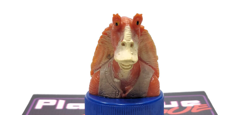 Star Wars Pepsi Bottle Cap Figure: Jar Jar Binks Head (Japanese Import)