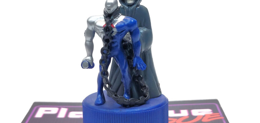 Pepsi Bottle Cap Figure: Pepsi-Man & Grim Reaper (Japanese Import)