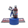 Pepsi Bottle Cap Figure: Pepsi-Man & Diet Pepsi Bottle (Japanese Import)