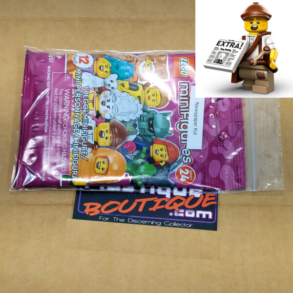 Lego Collectable Minifigure Series 24: Newspaper Kid/Paperboy 71037