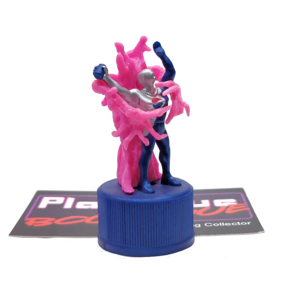 Pepsi Bottle Cap Figure: Pepsi-Man & Terror Tree - Pink (Japanese Import)