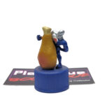 Pepsi Bottle Cap Figure: Pepsi-Man & Chicken Leg (Japanese Import)