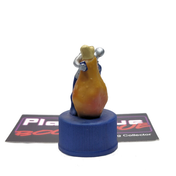 Pepsi Bottle Cap Figure: Pepsi-Man & Chicken Leg (Japanese Import)