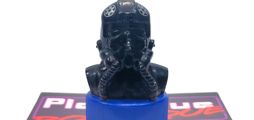 Star Wars Pepsi Bottle Cap Figure: Tie Fighter Pilot Head #57 (Japanese Import)