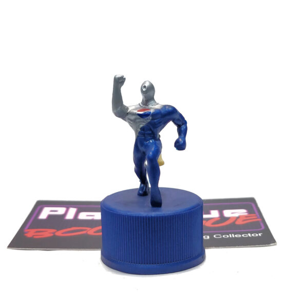 Pepsi Bottle Cap Figure: Pepsi-Man & Bulldog (Japanese Import)