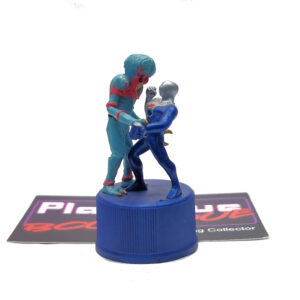 Pepsi Bottle Cap Figure: Pepsi-Man & Metaluna Mutant (Japanese Import)