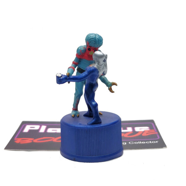 Pepsi Bottle Cap Figure: Pepsi-Man & Metaluna Mutant (Japanese Import)