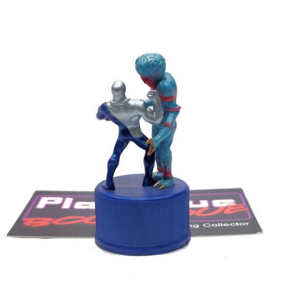 Pepsi Bottle Cap Figure: Pepsi-Man & Metaluna Mutant (Japanese Import)