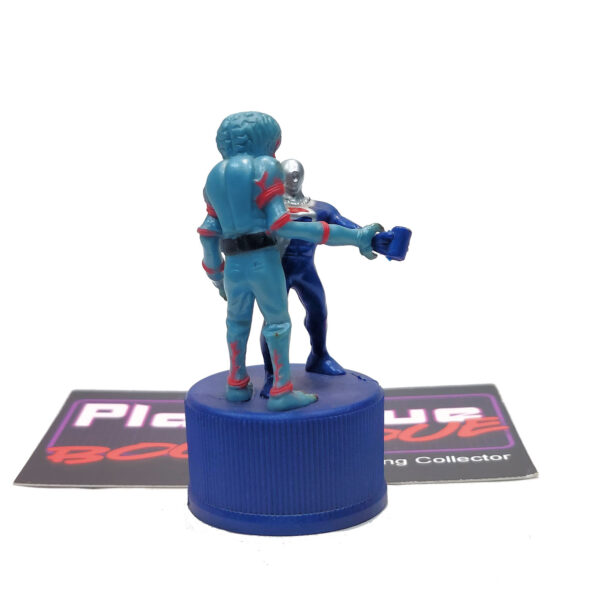 Pepsi Bottle Cap Figure: Pepsi-Man & Metaluna Mutant (Japanese Import)