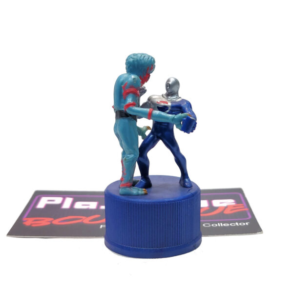 Pepsi Bottle Cap Figure: Pepsi-Man & Metaluna Mutant (Japanese Import)