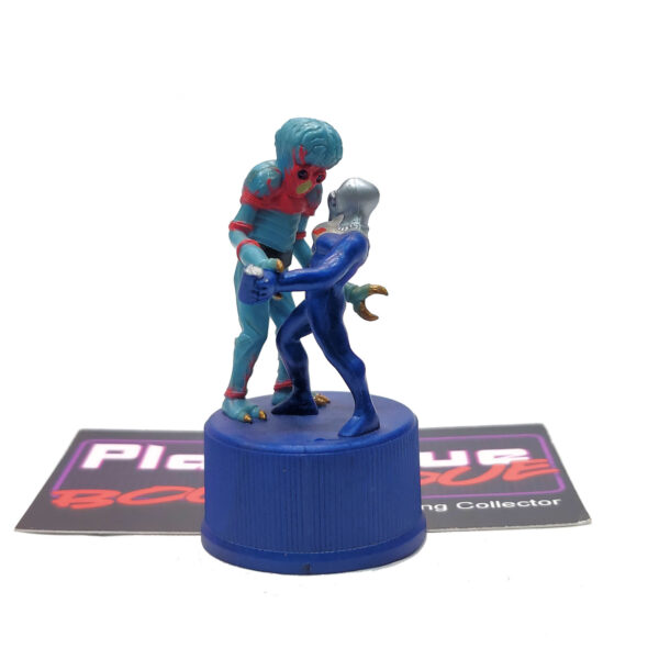 Pepsi Bottle Cap Figure: Pepsi-Man & Metaluna Mutant (Japanese Import)