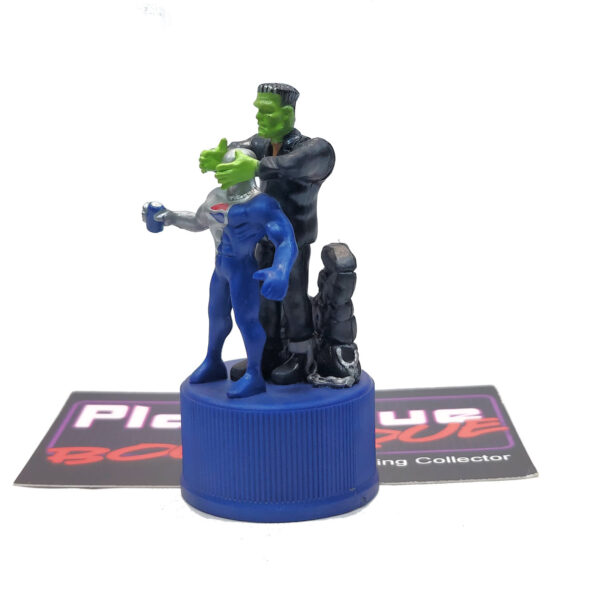 Pepsi Bottle Cap Figure: Pepsi-Man & Frankenstein (Japanese Import)