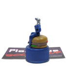 Pepsi Bottle Cap Figure: Pepsi-Man & Hamburger (Japanese Import)