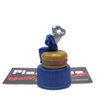 Pepsi Bottle Cap Figure: Pepsi-Man & Hamburger (Japanese Import)