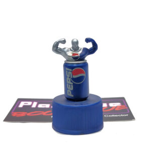 Pepsi Bottle Cap Figure: Pepsi-Man Flexing (Japanese Import)