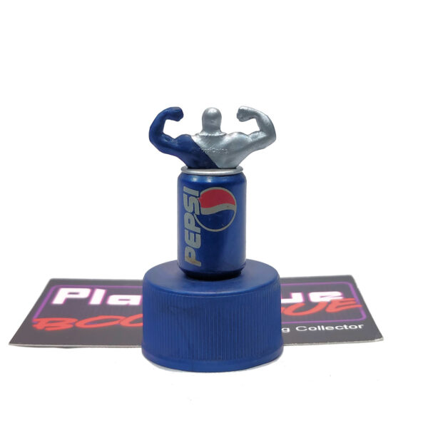 Pepsi Bottle Cap Figure: Pepsi-Man Flexing (Japanese Import)