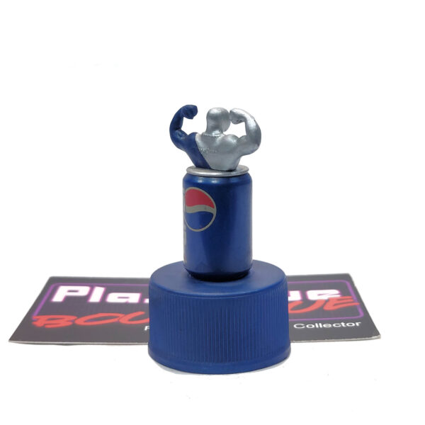 Pepsi Bottle Cap Figure: Pepsi-Man Flexing (Japanese Import)