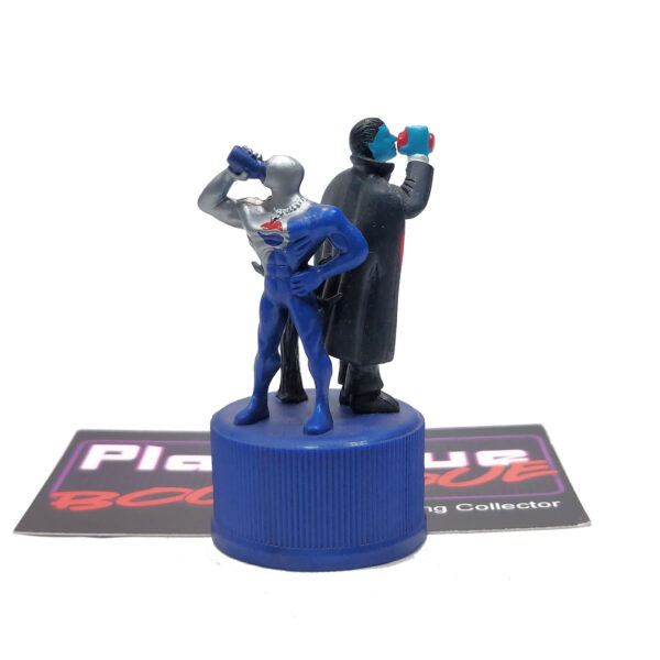 Pepsi Bottle Cap Figure: Pepsi-Man & Dracula (Japanese Import)