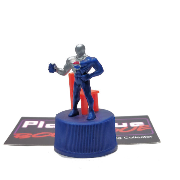 Pepsi Bottle Cap Figure: Pepsi-Man & Chair (Japanese Import)