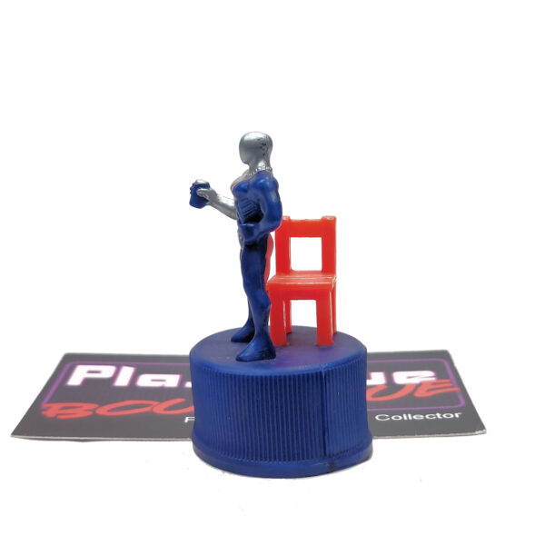 Pepsi Bottle Cap Figure: Pepsi-Man & Chair (Japanese Import)