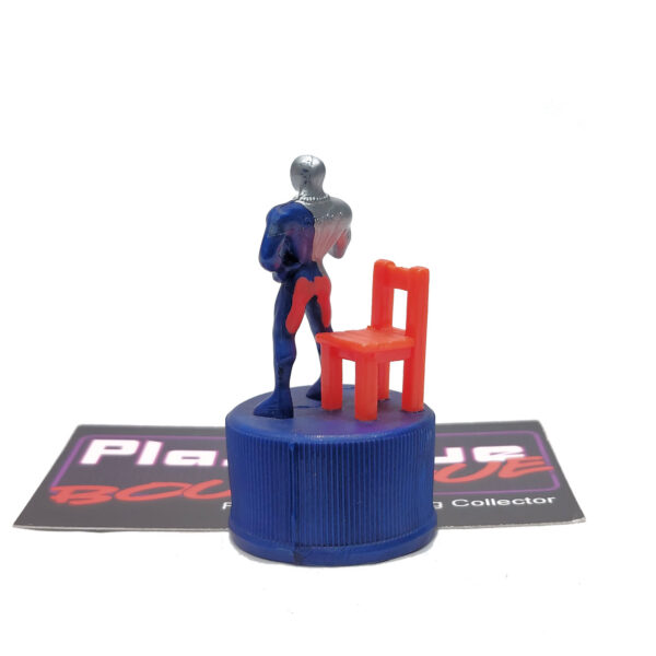 Pepsi Bottle Cap Figure: Pepsi-Man & Chair (Japanese Import)